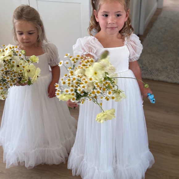 Oui Babe - Gabrielle dress - full length - ivory, size 3 - Picture 8 of 9